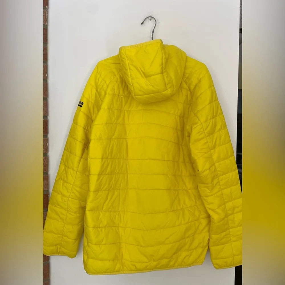 Kärcher Yellow Utility Puffer Jacket Workwear Gorpcore Streetwear Carhartt Style